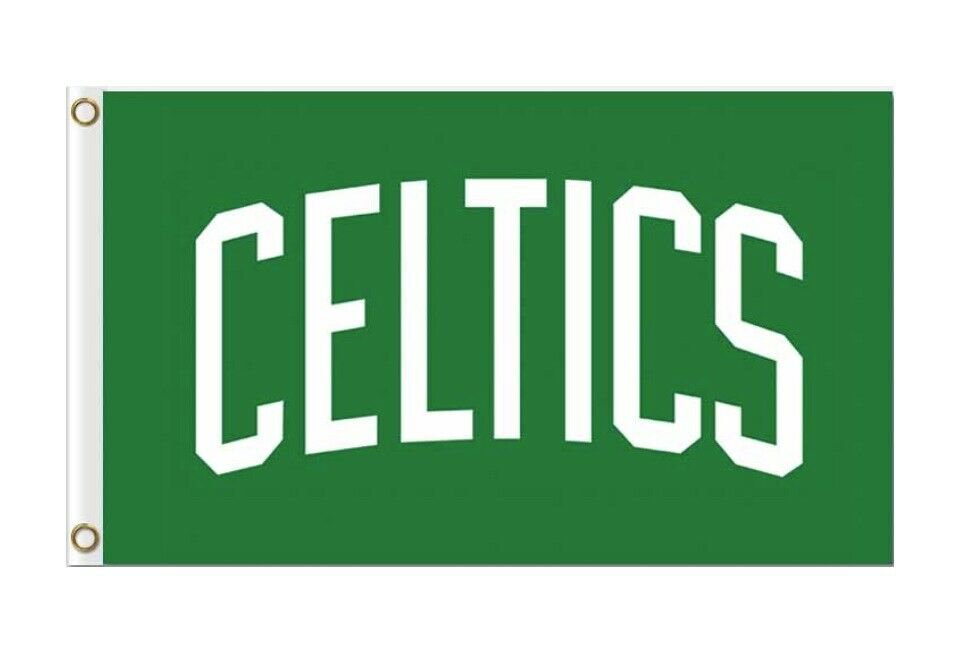 Boston Celtics Flag X Ft Banner Polyester Basketball Celtics