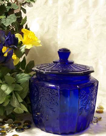 Cobalt Blue Mayfair Cookie Jar