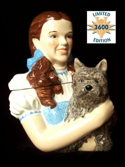 Wizard Of Oz Dorothy & Toto Cookie Jar