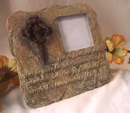 Picture Frame W/ Spike Cross & Thorns