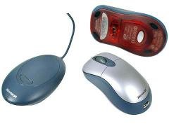 Microsoft K80-00004 Wireless Silver and Blue Optical Mouse (OEM)