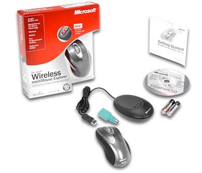 Microsoft Wireless Intellimouse Explorer Optical Platinum Mouse (OEM)