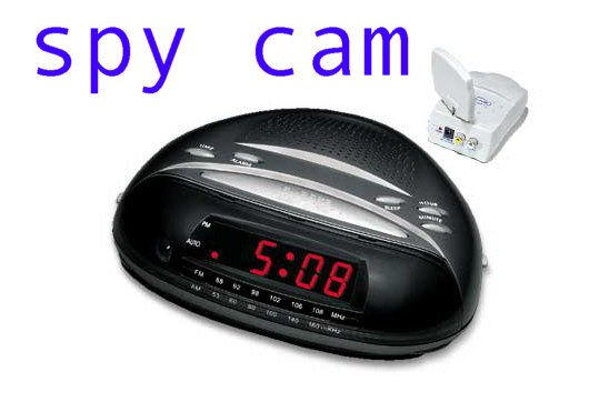 Spion 2.4 GHz Wireless "Hidden Color Camera" Radio Alarm Clock