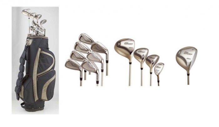 Pro Concepts 17 Piece Womens Golf Set Combo