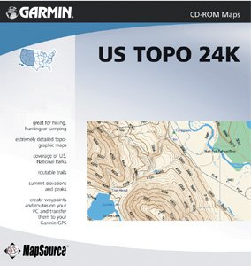 GARMIN MapSource US TOPO 24K National Parks - Western U.S.