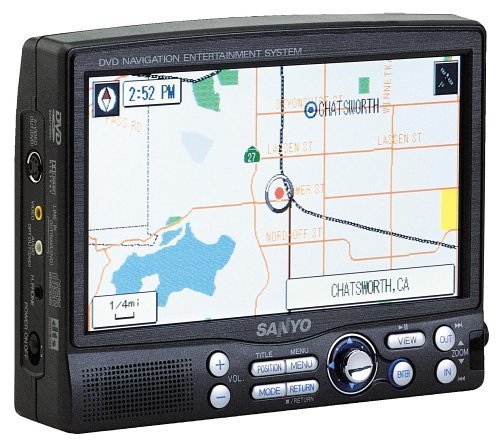 Sanyo NV-E7000 Portable GPS and Mobile DVD Entertainment System