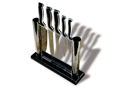 Motokata Stainless Steel 5-Piece Hand-Tooled Knife Set