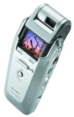 Sony ICD-CX50 Visual Voice Recorder with 1.2-megapixel CCD, 1.2 inch color LCD and 256MB flash memor