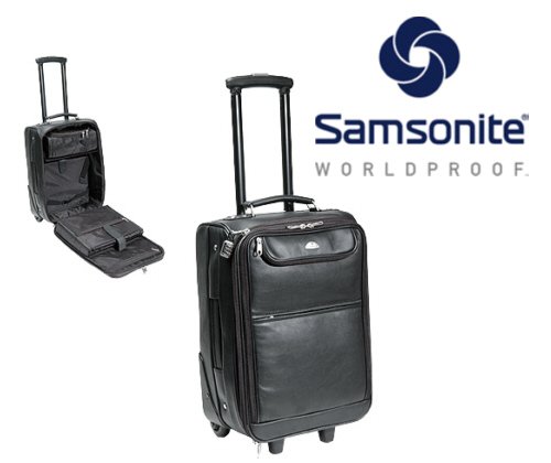 Samsonite Leather Cabin Mobile Office