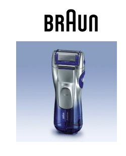 Braun 6680 FreeGlider Electric Shaver w/ Skin Conditioner Application & Pop-Up Trimmer