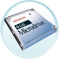Hitachi 4GB MicroDrive Digital Media Drive