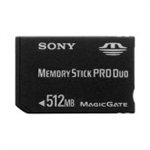 Sony 512 MB Memory Stick PRO Duo Media