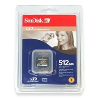 SanDisk 512MB XD Flash Memory Card
