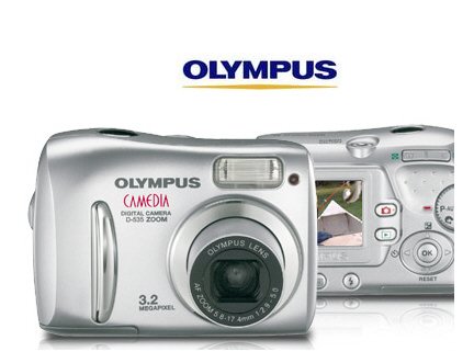 Olympus D535 Point and shoot Digital Camera - 3.2 Megapixel, 3x Optical Zoom & 12x total Zoom