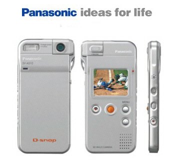 Panasonic SV-AS10S D-Snap Super-Slim Digital Camera with Rotating Lens