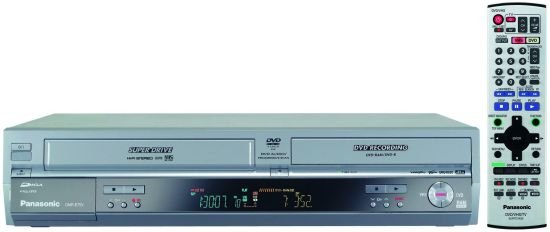 Panasonic DMRE-75 Progressive Scan DVD Player / VCR Combo w/ Twin TV Tuners & Dolby Digital / DTS O