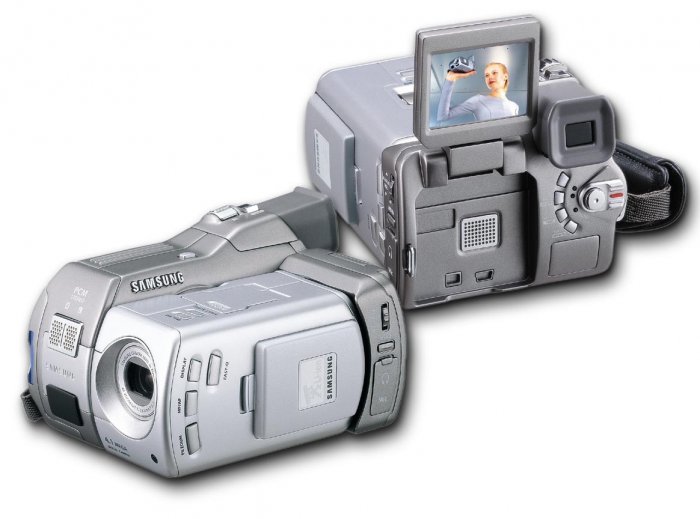 Samsung SCD5000 DuoCam MiniDV Camcorder & 4.13 Megapixels Digital Still Camera