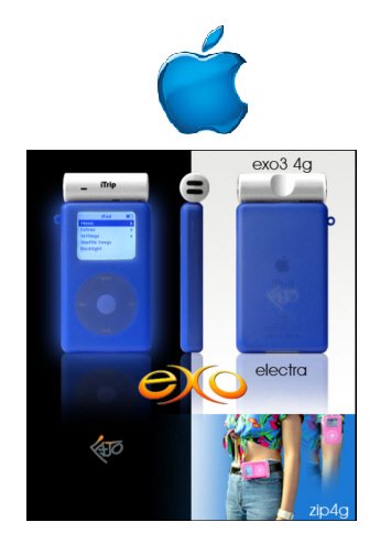Exo Ipod Mini Case "Glows in the Dark" (Electra)