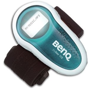 BenQ Joybee 256 MB Green MP3 Player with Arm Band