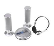 Panasonic SL-J600V Portable CD Player with Twin Tower Speakers