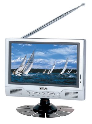 Naxa - 7 Inch Portable LCD TV with Stand and Remote Control + PAL/NTCS Compatible