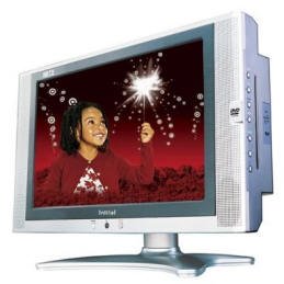 Initial DTV-171 - 17" Inch Widescreen LCD HDTV Monitor w/DVD Player