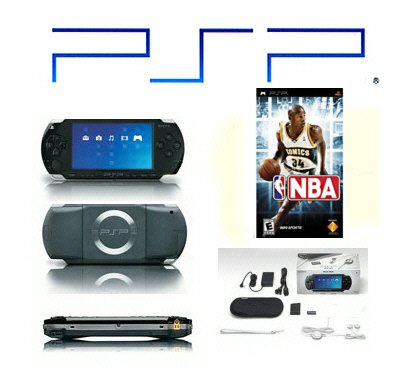 Sony PSP "NBA Value Pack" - One Game, UMD Sampler Pack + Extra Accessories