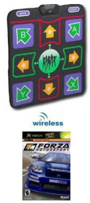 Datel Wireless Dance Pad Combo for Xbox & Xbox 360