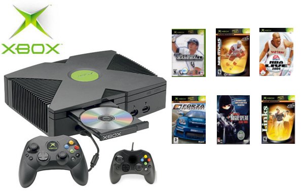 Xbox "Sports Bundle" - 6 Awesome Games + 2 Controllers