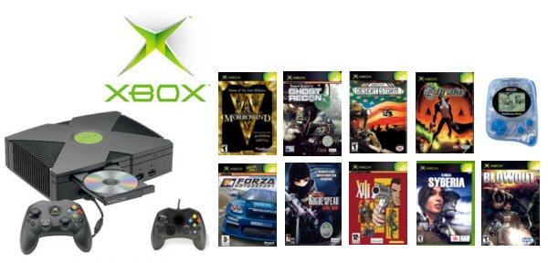 Xbox "Adventure Bundle" - 10 Greatest Selling Games + 2 Controllers