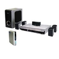 Samsung HT-P38TH - 800 Watts 5 Disc Slick Home Theater System with Wireless Rear Speakers