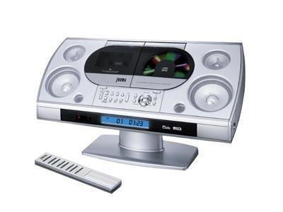 jWIN JX-CD5000 Micro Hi-Fi CD Player System with Stereo Radio, Cassette Player, Recorder & Remote