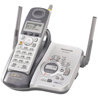 PANASONIC KX-TG5431 5.8 GHz Cordless Phone with Answering System