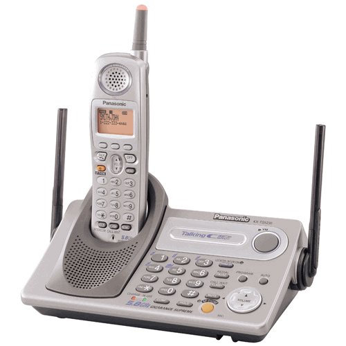 Panasonic KXTG5230 5.8 GHz FHSS GigaRanger Supreme Expandable Digital Cordless Phone System w/ Talk