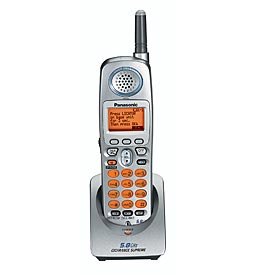 Panasonic KXTGA520 5.8GHz Expandable Phone System Handset