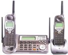 Panasonic KX-TG5110M 5.8 GHz MultiTalk Expandable Cordless Phones Answering Machine System with Extr
