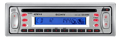SONY CDX-L300 CD Player SSIR-EXA-liquid crystal display