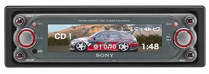 Sony CDX-M9900 CD/MP3 Receiver Color TFT Display