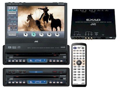 JVC KD-AV7010 DVD Multimedia Center - Easy touch panel operation controls DVD menus, CD tracks, and