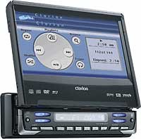 Clarion ProAudio VRX755VD DVD/MP3 receiver with 7" LCD monitor