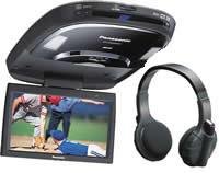 Panasonic CYVHD9500U 9" Inch overhead monitor with DVD/MP3 player and SD slot