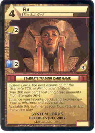 Stargate CCG RA Promo Card