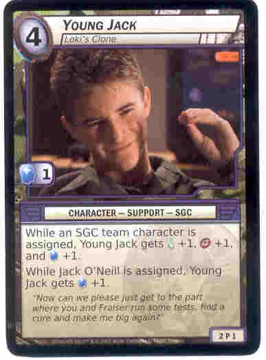 Stargate CCG Young Jack Promo Card