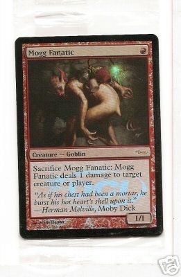MTG Mogg Fanatic Foil DCI Promo Card Magic