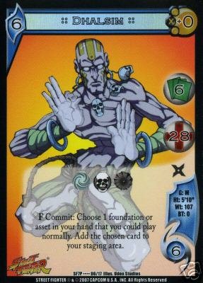 UFS Dhalsim Foil Promo Card SF7P....06/17