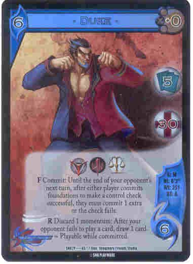 UFS Duke Foil Promo Card SNK2P....03/17