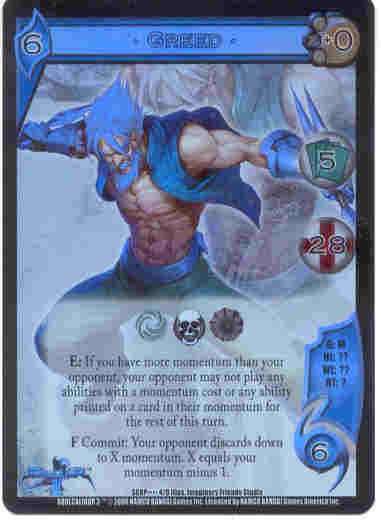 UFS Greed Foil Promo Card SC6P....4/9