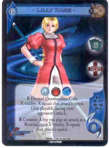 UFS Lilly Kane Foil Promo Card SNK4P....07/15