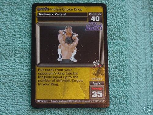 Raw Deal Indian Choke Drop Foil Ultra-rare