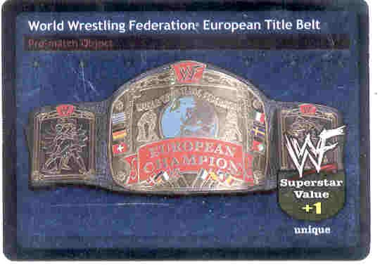Raw Deal European Title Belt Foil ver. 2
